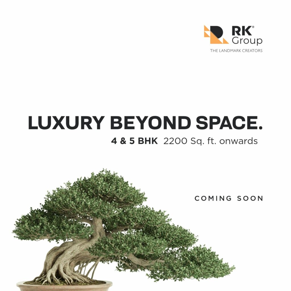 RK Green Crest luxury 4 and 5 BHK apartments at Kataria Circle Rajkot